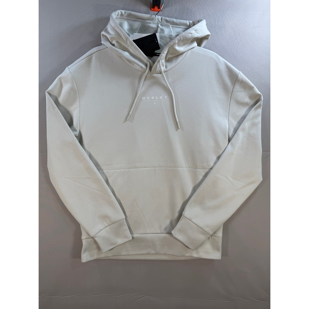 Hurley Exist Signoff Graphic Pullover Hoodie Bone HFA25VMP-19693 Mens Small NWT